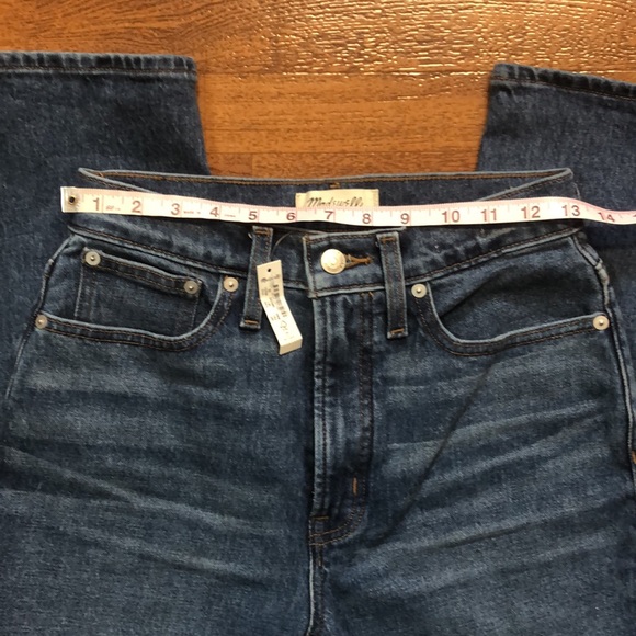 Madewell The Perfect Vintage Straight Jean in Mayfield Wash Size 26 - Picture 9 of 9